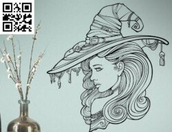  Witch G0000657 file cdr and dxf free vector download for Laser cut CNC