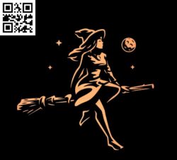  Witch A G0000658 file cdr and dxf free vector download for Laser cut CNC