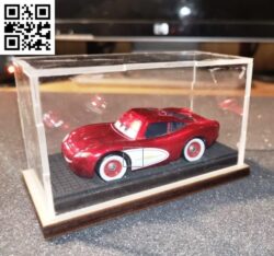 Acrylic display box E0017071 file cdr and dxf free vector download for laser cut