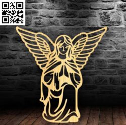 Angel E0017062 file cdr and dxf free vector download for laser cut plasma