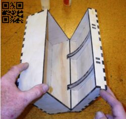 Box E0016933 file cdr and dxf free vector download for laser cut