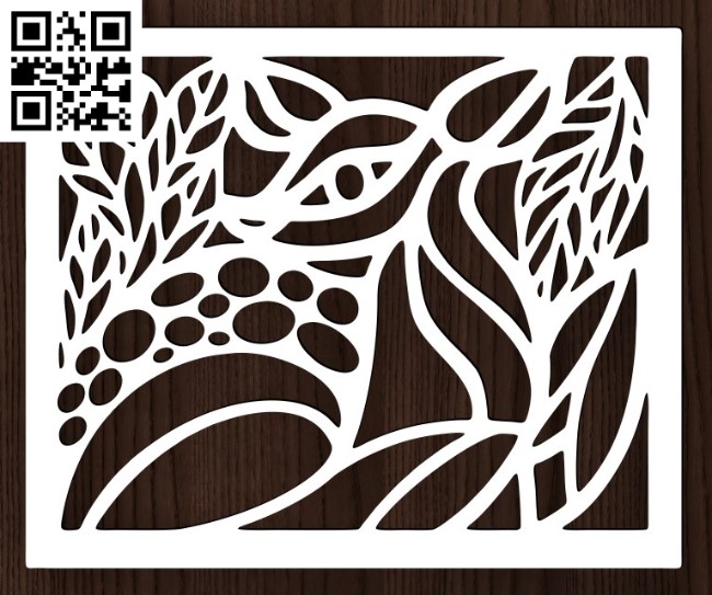 Deer E0017039 file cdr and dxf free vector download for laser cut