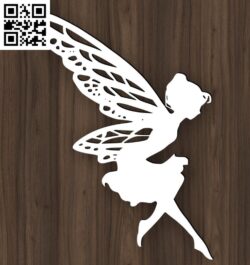 Fairy E0017056 file cdr and dxf free vector download for laser cut plasma