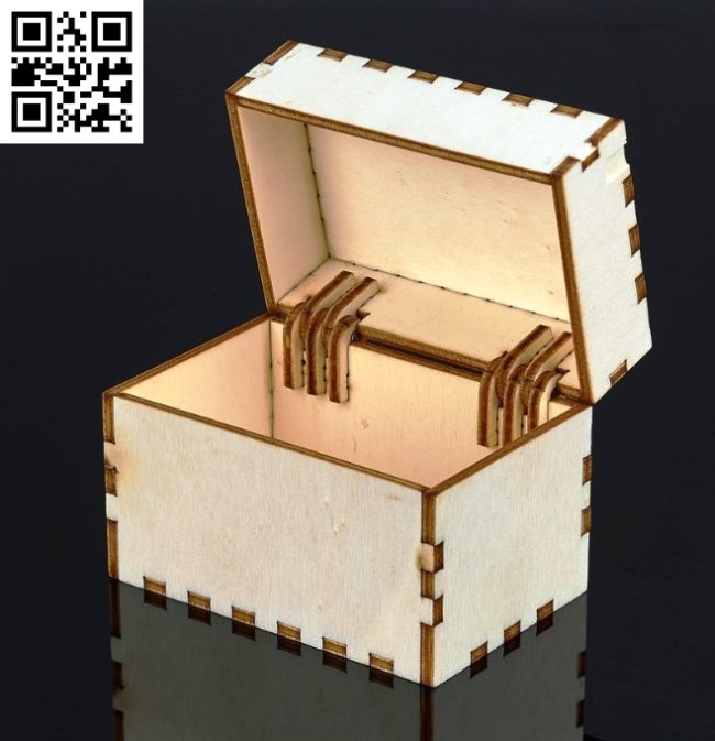 Hinge box E0017012 file cdr and dxf free vector download for laser cut