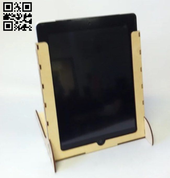 IPad stand E0017090 file cdr and dxf free vector download for laser cut