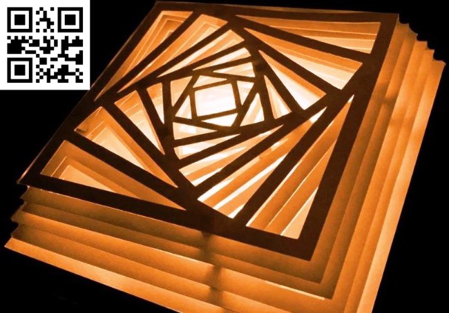 Lamp E0017022 file cdr and dxf free vector download for laser cut