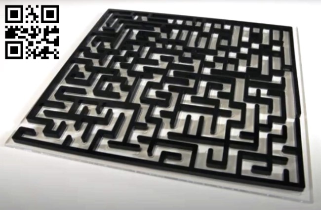 Maze E0017047 file cdr and dxf free vector download for laser cut