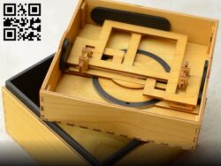 Maze puzzle box E0016873 file cdr and dxf free vector download for laser cut