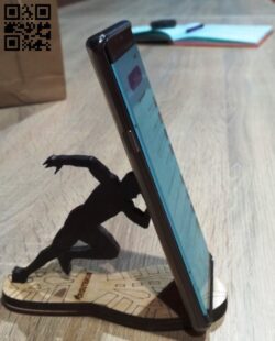Phone stand E0017007 file cdr and dxf free vector download for laser cut