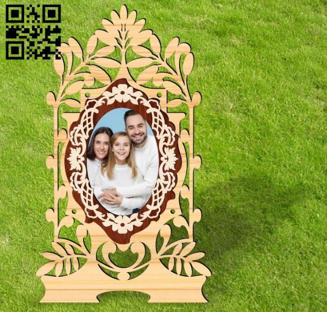 Photo frame E0017092 file cdr and dxf free vector download for laser cut