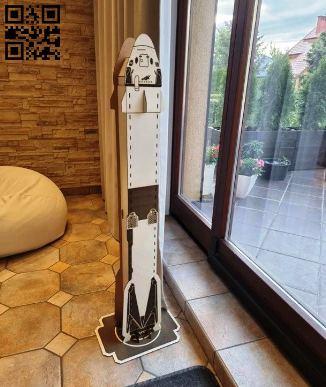 Rocket E0017069 file cdr and dxf free vector download for laser cut