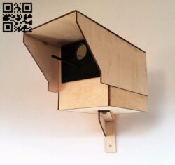 Security camera birdhouse E0016951 file cdr and dxf free vector download for laser cut