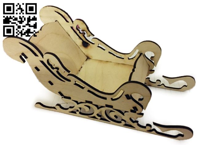Sleigh E0017112 file cdr and dxf free vector download for laser cut