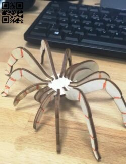 Spider E0017015 file cdr and dxf free vector download for laser cut