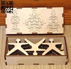 Laser Cut Pucket Game Board Game DXF File Free Download 