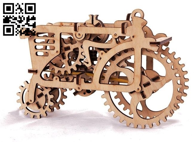 Tractor E0016899 file cdr and dxf free vector download for laser cut
