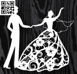 Wedding E0017040 file cdr and dxf free vector download for laser cut