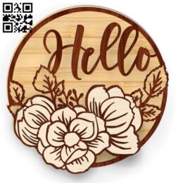 Wreath E0016927 file cdr and dxf free vector download for laser cut