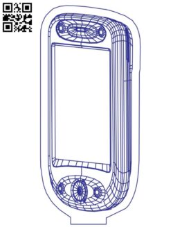 3D illusion led lamp Mobile phone E0017266 cdr and dxf free vector download for laser engraving machine