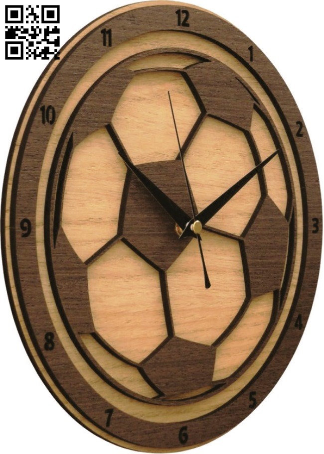 Ball clock E0017403 file cdr and dxf free vector download for laser cut