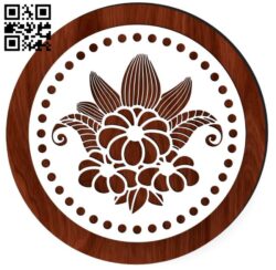 Circle decor E0017216 file cdr and dxf free vector download for laser cut