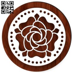 Circle decor E0017217 file cdr and dxf free vector download for laser cut plasma
