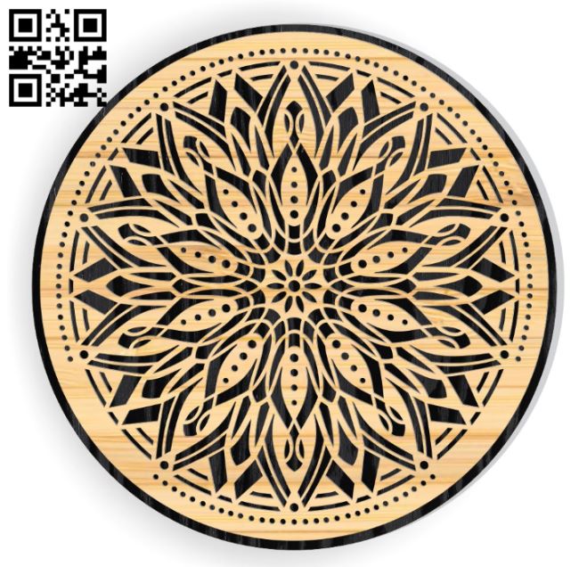 Circle decoration E0017325 cdr and dxf free vector download for laser cut plasma