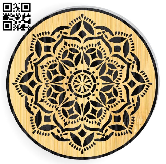 Circle decoration E0017328 cdr and dxf free vector download for laser cut plasma