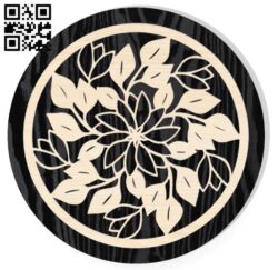 Circle decoration E0017378 file cdr and dxf free vector download for laser cut plasma