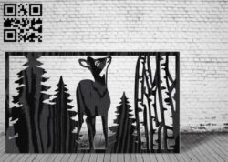 Deer E0017148 file cdr and dxf free vector download for laser cut plasma