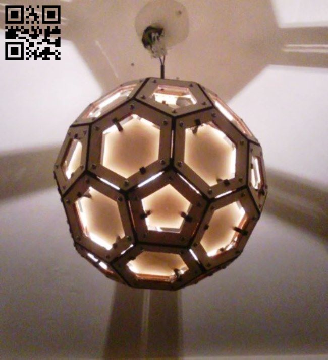 Globe lamp E0017130 file cdr and dxf free vector download for laser cut