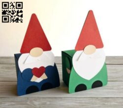Gnome box E0017291 cdr and dxf free vector download for laser