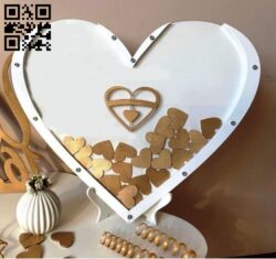Heart for wishes E0017358 file cdr and dxf free vector download for laser cut plasma