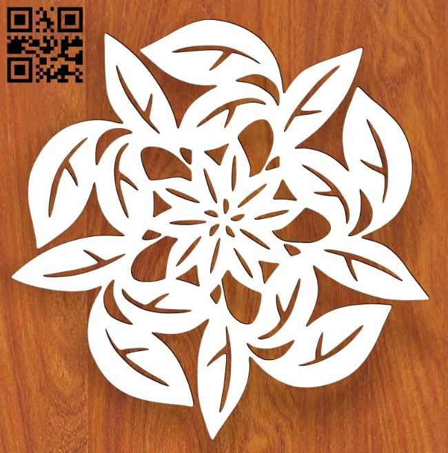 Leaves E0017381 file cdr and dxf free vector download for laser cut plasma