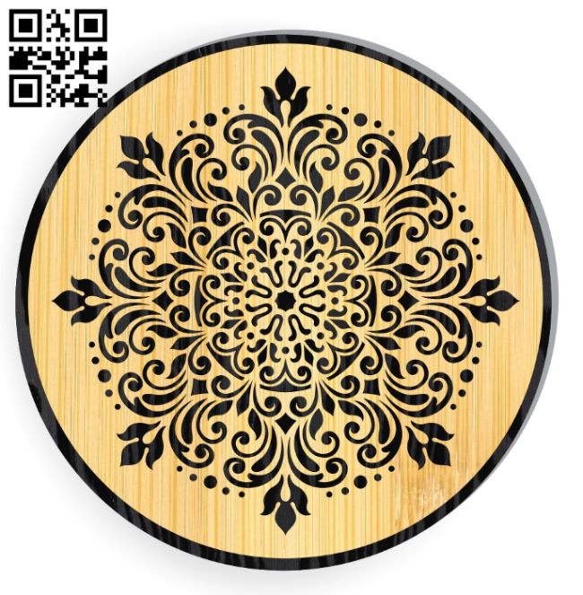 Mandala E0017331 cdr and dxf free vector download for laser cut plasma
