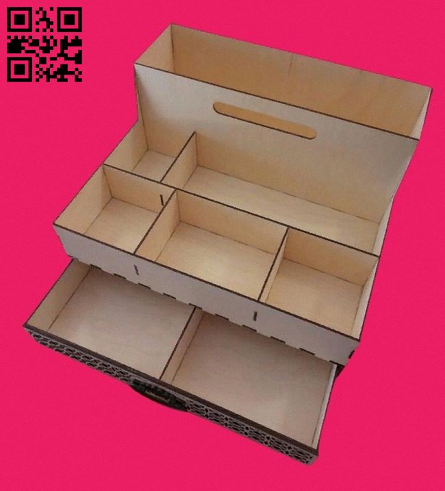 Organizer E0017334 cdr and dxf free vector download for laser cut 5 Organizer E0017334 cdr and dxf free vector download for laser cut