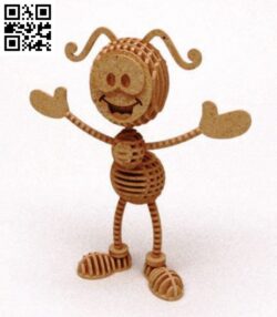 Smiling Guido E0017304 cdr and dxf free vector download for laser cut