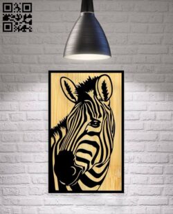 Zebra panel E0017152 file cdr and dxf free vector download for laser cut plasma