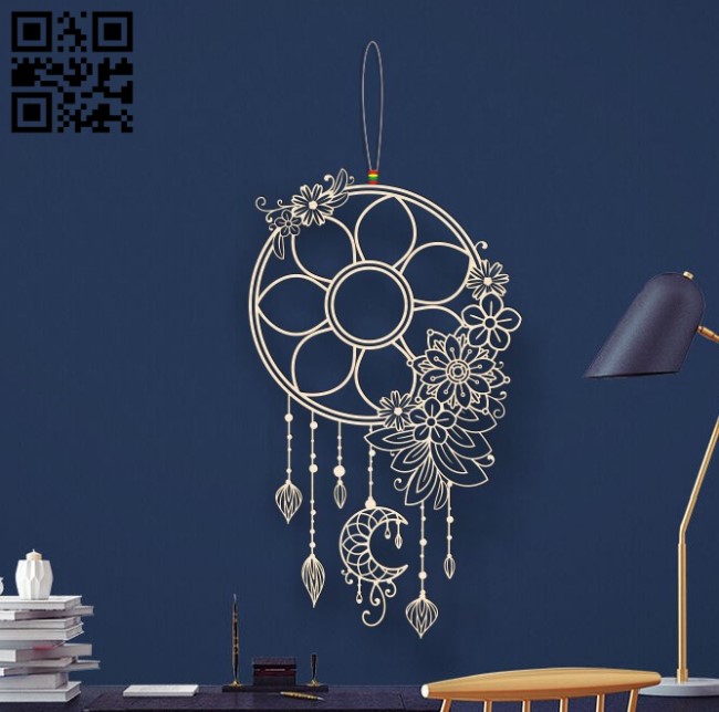 Dreamcatcher E0017513 file cdr and dxf free vector download for laser cut