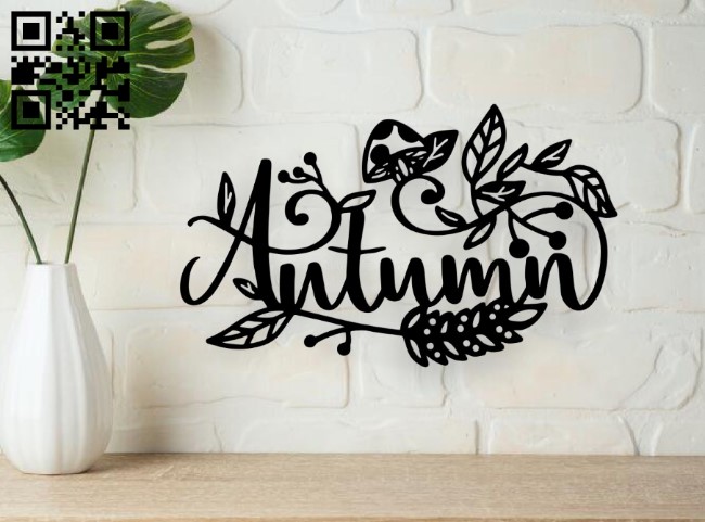 Autumn E0017477 file cdr and dxf free vector download for laser cut