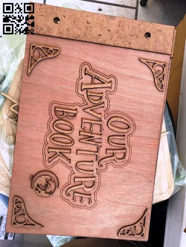 Book cover E0017609 file cdr and dxf free vector download for laser cut