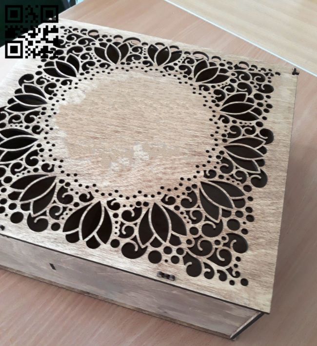 Box E0017562 file cdr and dxf free vector download for laser cut