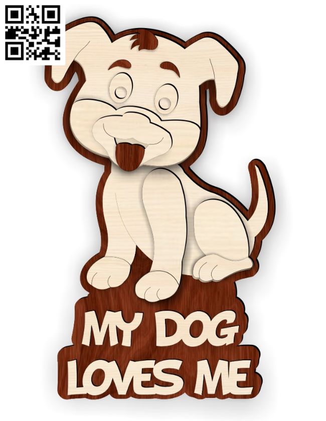 Dog E0017611 file cdr and dxf free vector download for laser cut