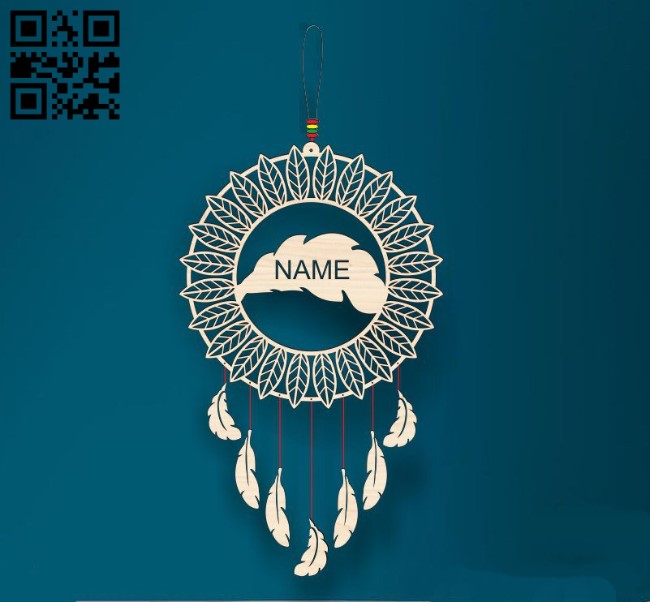 Dreamcatcher E0017512 file cdr and dxf free vector download for laser cut