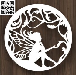 Fairy E0017527 file cdr and dxf free vector download for laser cut plasma