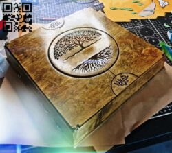 Gift box E0017577 file cdr and dxf free vector download for laser cut