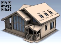 House E0017481 file cdr and dxf free vector download for laser cut