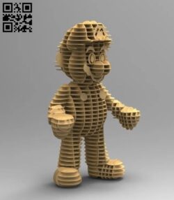 Mario E0017521 file cdr and dxf free vector download for laser cut