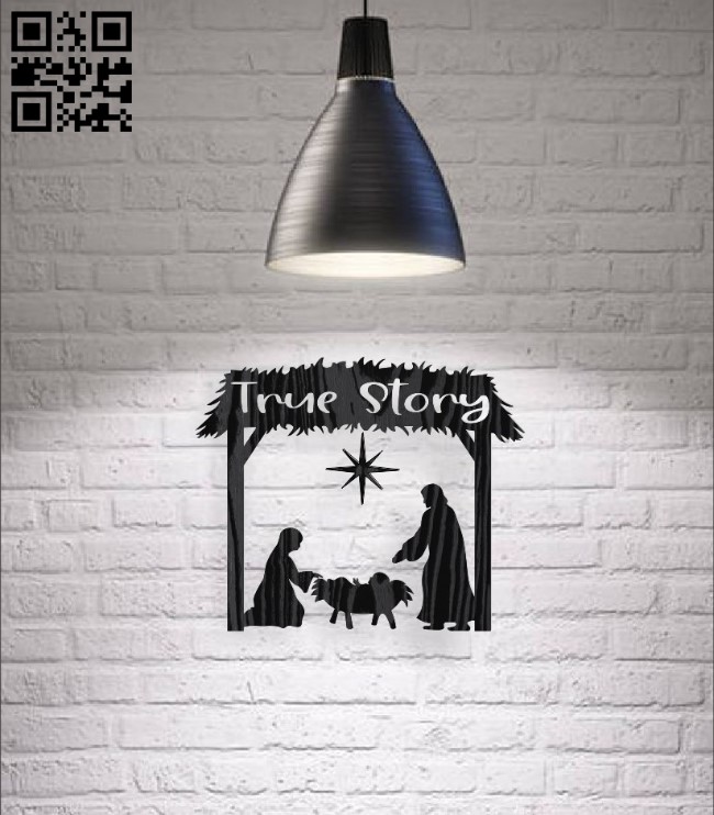 Nativity E0017427 file cdr and dxf free vector download for laser cut plasma