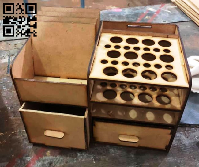 Organizer E0017508 file cdr and dxf free vector download for laser cut